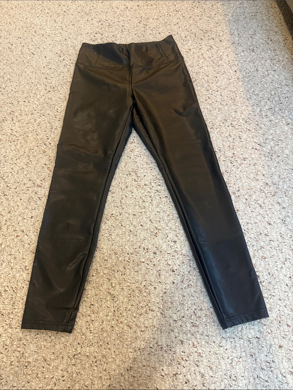 Rachel Zoe Black Faux Leather Straight Leg Pants